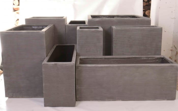 Pots striés